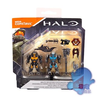 Ins MEGA BLOKS HALO HALO DXR57 ของเล่นบล็อกตัวต่อ รูปสัตว์ประหลาดผี