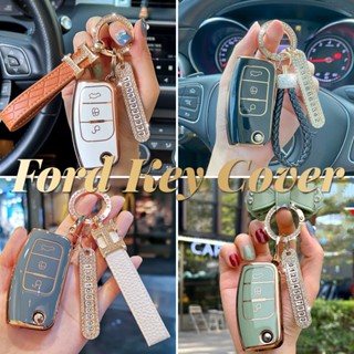 ของแต่งรถ ford fiesta เคสกุญแจรถ ford fiesta กุญแจรถ ฟอร์ดเฟีต้า กุญแจFORD FIESTA เคสกุญแจรีโมทรถยนต์ สําหรับ Ford Classic Focus 2012 13 Old Wing Bo Fiesta ซิลิโคนกุ