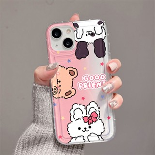 กระต่ายโบว์สีชมพู เคสโทรศัพท์ for Xiaomi Redmi Note10 10S 9a 9i Note 12 Pro 11 Note 11s Mi 10t Pro Poco X3 Pro NFC