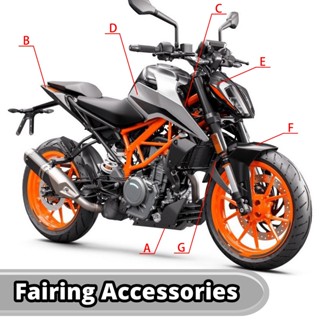 กรอบป้องกันด้านข้าง สําหรับรถจักรยานยนต์ KTM Duke390 Duke 390 2017-2022