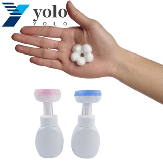 Yolo ขวดเปล่า ใส่โลชั่น เจลล้างมือ มูส ขนาด 250 มล. แบบเติมได้ สําหรับเครื่องสําอาง