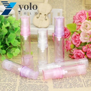 Yolo ขวดรีฟิล ขวดใส 10 มล. แบบพกพา สีแคนดี้ แต่งหน้า เครื่องสําอาง แชมพู กระเป๋าเก็บ