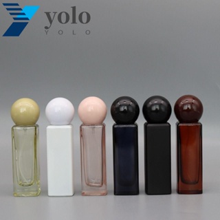 Yolo ขวดน้ําหอม ฝาบอล สีพื้น เติมได้ 30 มล.