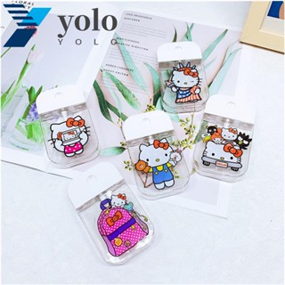 Yolo ขวดสเปรย์เปล่า ลายการ์ตูนเมโลดี้น่ารัก เติมได้ สําหรับใส่น้ํายาฆ่าเชื้อ