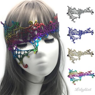 ღ One Eye Lace Mask Women Hollow Lace Masquerade Half Face Mask Nightclub Queen Eye Mask Sexy Cosplay Prom Party Props