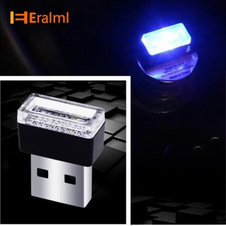 Eralml โคมไฟ LED USB สําหรับติดตกแต่งภายในรถยนต์