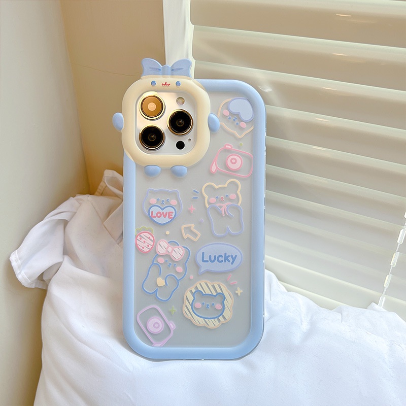 เคสโทรศัพท์มือถือ แบบนิ่ม ลายการ์ตูนสตรอเบอร์รี่ และเค้ก รูปที่ 5