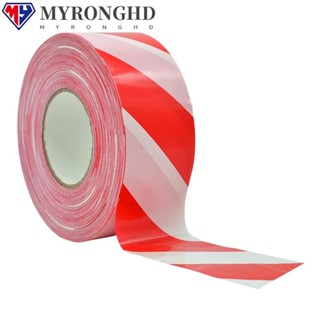 Myronghd เทปเตือนความปลอดภัย สีแดง สีขาว สําหรับกลางแจ้ง