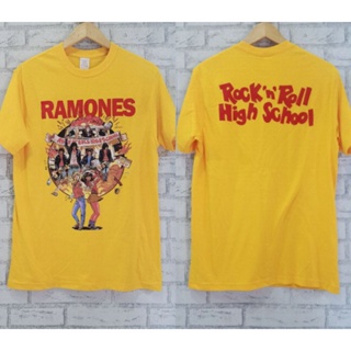 ดีมาก [S-5XL] เสื้อยืด พิมพ์ลาย Rock N Roll High School สําหรับ RAMONES