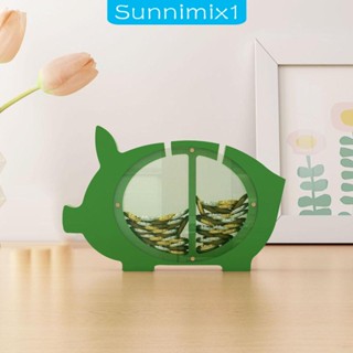 [Sunnimix1] กระปุกออมสินใส ประหยัดเงิน กันแตก สําหรับตกแต่งบ้าน ห้องนั่งเล่น