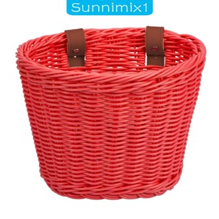 [Sunnimix1] ตะกร้าเก็บของ กันน้ํา สําหรับติดด้านหน้ารถจักรยานพับได้