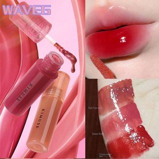 เวฟ Kimuse Water Tint Lip Glaze 7 สี Watery Matte Waterproof Liquid Lip Makeup