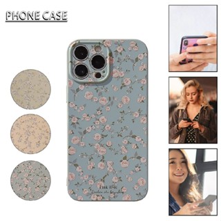 Vintage Flower Phone Case Protective Case for iPhone 12/13/14/Pro/Plus/ProMax