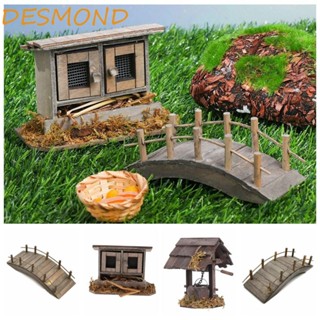 Desmond โมเดลไก่จิ๋ว ฟางตลก 1/12 อุปกรณ์เสริม สําหรับตกแต่งบ้านตุ๊กตา สวนจิ๋ว ฉากกลางแจ้ง ของขวัญเด็ก