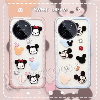 เคสโทรศัพท์มือถือแบบนิ่ม TPU ใส ลายการ์ตูน MK MN น่ารัก สําหรับ Realme 11 NFC C51 4G Realme11 11NFC RealmeC51 2023