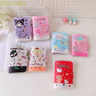 Daishen1 กระเป๋าใส่บัตรเครดิต ลายการ์ตูน Cinnamoroll น่ารัก สไตล์ญี่ปุ่น สําหรับนักเรียน