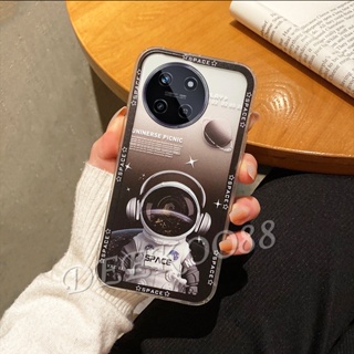 เคสโทรศัพท์มือถือ TPU นิ่ม กันกระแทก ลายนักบินอวกาศ ฝัน หัวใจ สําหรับ Realme 11 NFC C51 4G Realme11 11NFC RealmeC51 2023