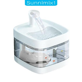 [Sunnimix1] เครื่องจ่ายน้ําพุ ขนาดใหญ่ จุของได้เยอะ สําหรับสัตว์เลี้ยง สุนัข