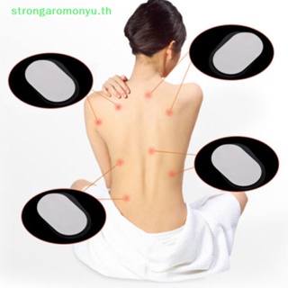 Strongaromonyu แผ่นอิเล็กโทรดซิลิโคน และเจล SE6 แบบเปลี่ยน สําหรับเครื่องนวด 10 ชิ้น