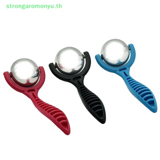 Strongaromonyu ลูกกลิ้งสเตนเลส ด้ามจับตามหลักสรีรศาสตร์ สําหรับนวดบรรเทาอาการปวดกล้ามเนื้อร้อน เย็น TH