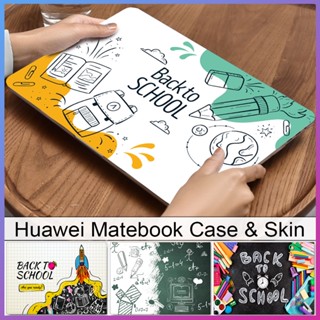 Laptop Case for Huawei Matebook14 D14 D15 2020 2022 Protection Hard Shell Laptop Cover Magicbook14 15 Pro16 2021 Matebook13 13s 14s Printed Case with Keyboard Cover E0RA