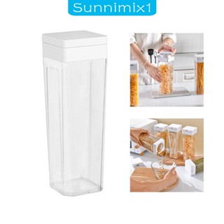 [Sunnimix1] กล่องจ่ายซีเรียลอาหารแห้ง หมุนได้ สําหรับตู้เย็น น้ําตาล ก๋วยเตี๋ยว ถั่ว กาแฟ