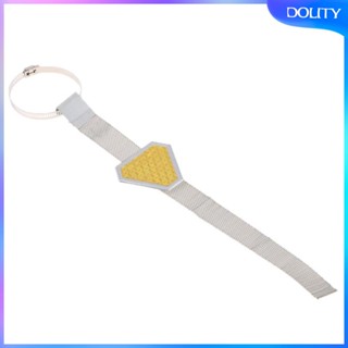 [dolity] สายรัดโลหะ ป้องกันไฟฟ้าสถิตย์ ปรับได้ สีเหลือง สําหรับรถยนต์