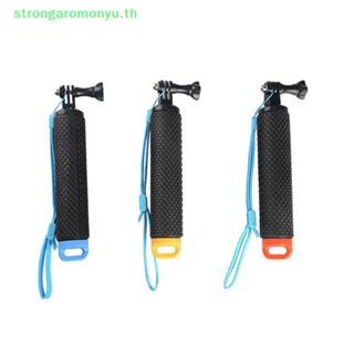 Strongaromonyu อุปกรณ์เสริม มือจับลอยน้ํา สําหรับกล้องแอคชั่น Go Pro Gopro Hero 8 7 6 5 4 Xiaomi Yi 4K SJ4000 SJ5000 TH