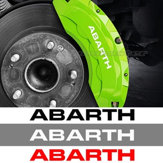 สติกเกอร์คาลิปเปอร์ไวนิล กันน้ํา สําหรับตกแต่งรถยนต์ Abarth Fiat124 Punto 1000 204A 205A 6 ชิ้น ต่อชุด