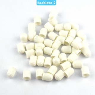 [baoblaze2] ฝาครอบยางล้อรถยนต์ กันฝุ่น สีแดง 100 ชิ้น