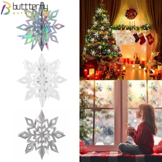 Buttterfly เกล็ดหิมะประดิษฐ์ สําหรับแขวนตกแต่งบ้าน 15 ชิ้น