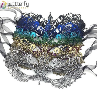 Buttterfly หน้ากาก ประดับเพชร สําหรับงานปาร์ตี้ 3 ชิ้น