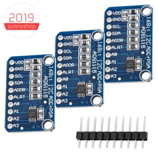 โมดูล ADS1115 ADC 16 บิต 4 ช่อง สําหรับ Arduino Raspberry Pi 3 ชิ้น