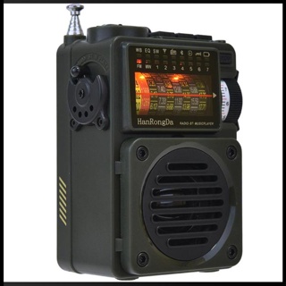 Zevaret HRD-700 วิทยุ AM/FM/SW แบบพกพา ขนาดเล็ก ชาร์จไฟได้ พร้อมเสาอากาศ พับเก็บได้ ช่องเสียบ TFCard เครื่องเล่นเพลง