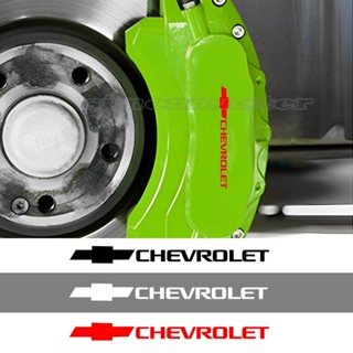 สติกเกอร์คาลิปเปอร์ไวนิล กันน้ํา สําหรับตกแต่งรถยนต์ Chevrolet Aveo Silverado Malibu Sail Auto Body Brake 6 ชิ้น ต่อชุด