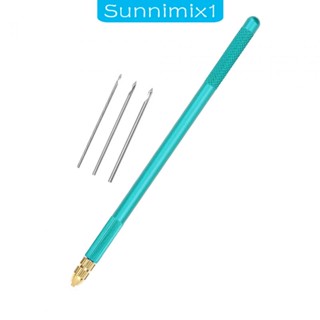 [Sunnimix1] ตะขอถักโครเชต์ พร้อมลูกปัด DIY สําหรับผู้หญิง