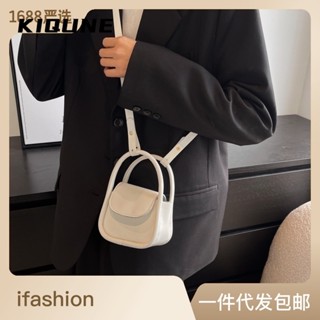 KIQUNE  กระเป๋าผู้หญิงสะพายข้าง กระเป๋าสะพาย ข้าง 2023 NEW   พิเศษ fashion Comfortable สไตล์เกาหลี L91T134H 37Z230910