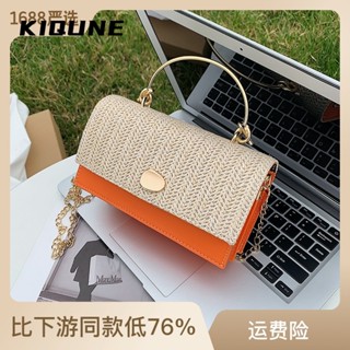 KIQUNE  กระเป๋าผู้หญิงสะพายข้าง กระเป๋าสะพาย ข้าง 2023 NEW   ทันสมัย สวย Trendy รุ่นใหม่ L91T135H 37Z230910