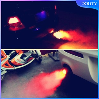 [dolity] ท่อไอเสียรถยนต์ LED สีแดง 30-63 มม.