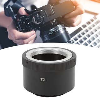 ELE Consumer T2-EOS M วงแหวนอะแดปเตอร์เลนส์อลูมิเนียมอัลลอยด์ T2 วงแหวนอะแดปเตอร์เมาท์เลนส์สำหรับ EOS M2