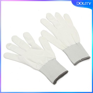 [dolity] ถุงมือผ้าฝ้ายไวนิล 6 คู่