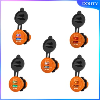 [dolity] ซ็อกเก็ตชาร์จเร็ว 3.0 12V 24V Dual 0 USB สําหรับเรือ รถจักรยานยนต์ รถบรรทุก รถกอล์ฟ