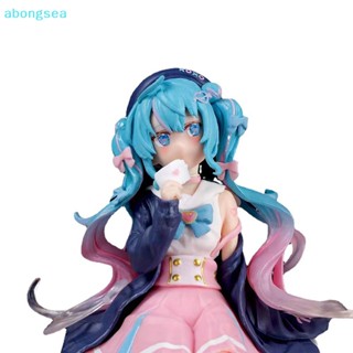 Abongsea โมเดลฟิกเกอร์นักร้องเสมือนจริง Miku Kawaii PVC ขนาด 14 ซม. ของเล่นสะสม สําหรับเด็ก