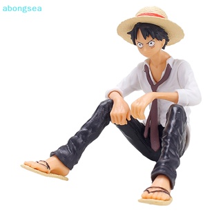 Abongsea โมเดลฟิกเกอร์ Pvc รูปการ์ตูนอนิเมะ One Piece Luffy Monkey D Luffy Sabo Ace สําหรับตกแต่งเค้ก รถยนต์