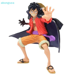 Abongsea ของเล่นฟิกเกอร์ อนิเมะ One Piece King Monkey D Luffy Ghost Island Battle Suit