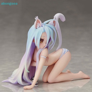 Abongsea โมเดลฟิกเกอร์ อนิเมะ No Game No Life Shiro Cat เซ็กซี่ ของเล่นสะสม ของขวัญ สําหรับเด็กผู้หญิง