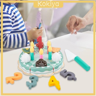 [Kokiya] ของเล่นตัดเค้กวันเกิด เพื่อการศึกษา สําหรับเด็กก่อนวัยเรียน 2 ปีขึ้นไป