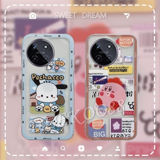 ใหม่ เคสโทรศัพท์มือถือแบบนิ่ม TPU ลายการ์ตูนสุนัขน่ารัก สีฟ้า สําหรับ Realme 11 NFC C51 4G Realme11 11NFC RealmeC51 2023