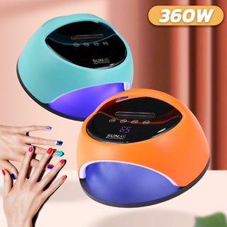 รุ่นให✨2023 SUN plus MAX เครื่องอบเล็บเจล 360 วัตต์ LED 60 ดวง แห้งไวมาก UV LED Nail lamp 360W Smart Lamp เครื่องอบเล็บ