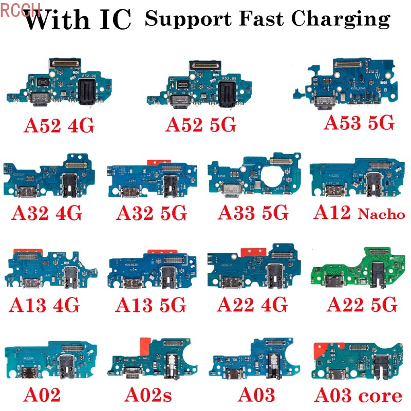 ใหม่ แท่นชาร์จ USB ชาร์จเร็ว สําหรับ Samsung Galaxy A02 A02S A03 core A12 A13 A22 A32 A33 A52 A53 บอ